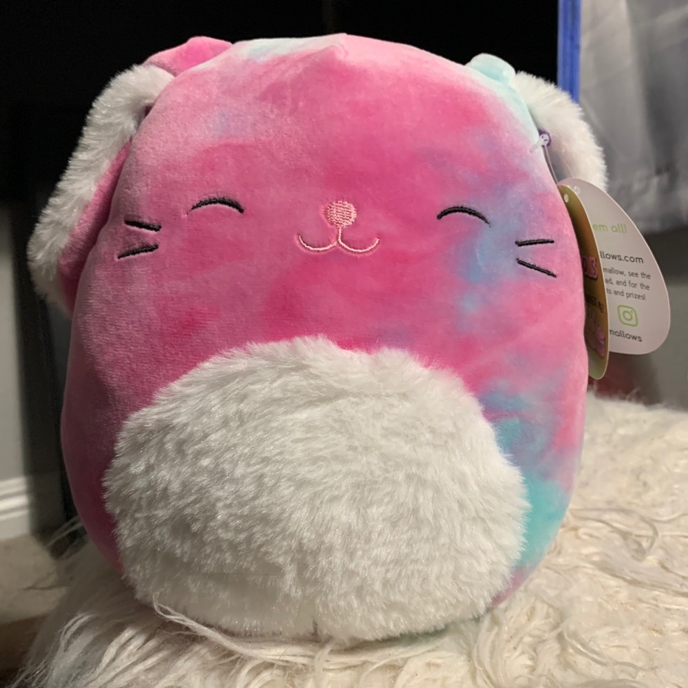 NWT RYDER THE TIE DYE BUNNY SQUISHMALLOW